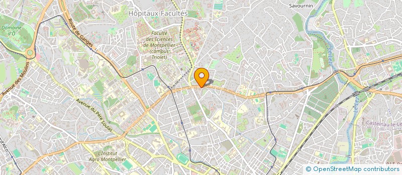 localisation de l'entreprise PHARMAFAC34 à MONTPELLIER