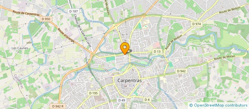 localisation de l'entreprise PHARMAFIT PROVENCE  CARPENTRAS