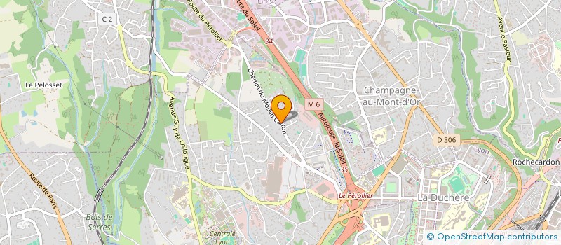 localisation de l'entreprise PHARMAFIX  ECULLY