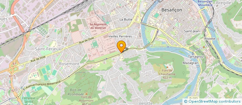 localisation de l'entreprise PHARMAFLO à BESANCON