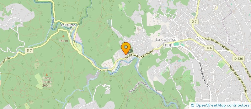 localisation de l'entreprise PHARMAGENCEMENT à LA COLLE-SUR-LOUP