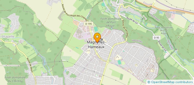 localisation de l'entreprise PHARMAGNY  MAGNY-LES-HAMEAUX