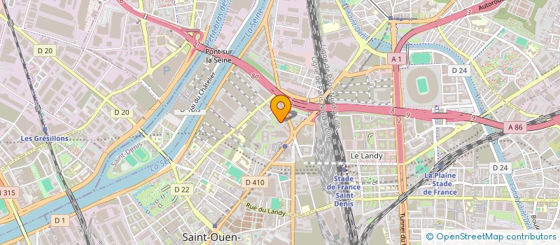 localisation de l'entreprise PHARMAINFLUENCY à SAINT-DENIS