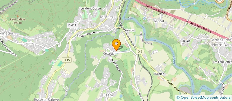 localisation de l'entreprise PHARMALAF  POISY