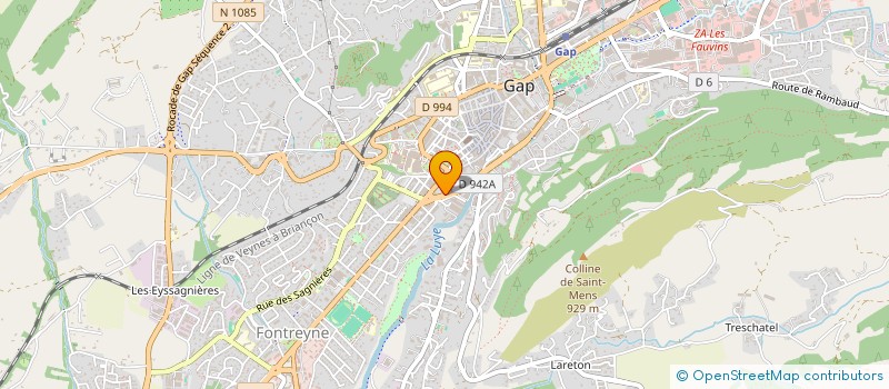 localisation de l'entreprise PHARMALP05  GAP