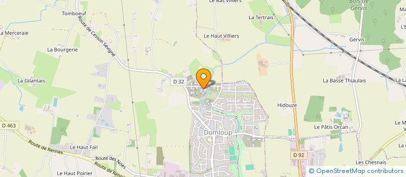 localisation de l'entreprise PHARMALUCK  CHATEAUGIRON