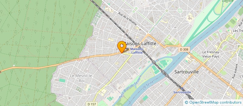 localisation de l'entreprise PHARMALYVE  MAISONS-LAFFITTE