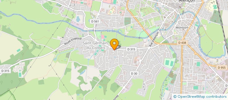 localisation de l'entreprise PHARMAM  MAMERS