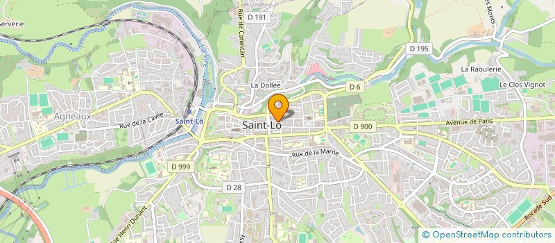 localisation de l'entreprise PHARMAMARS  SAINT-LO