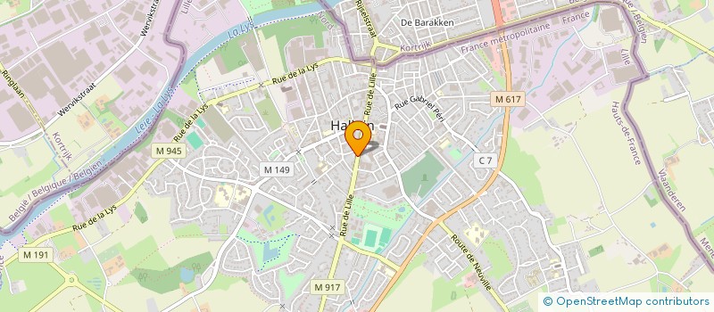 localisation de l'entreprise PHARMANEGE  HALLUIN