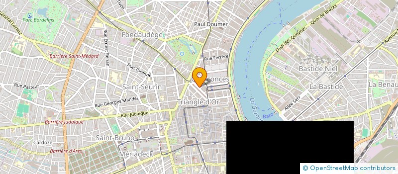 localisation de l'entreprise PHARMANOVIQ à BORDEAUX
