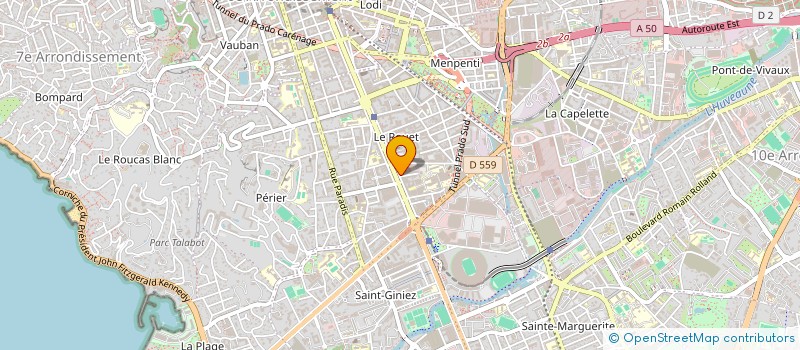 localisation de l'entreprise PHARMAPACK à MARSEILLE
