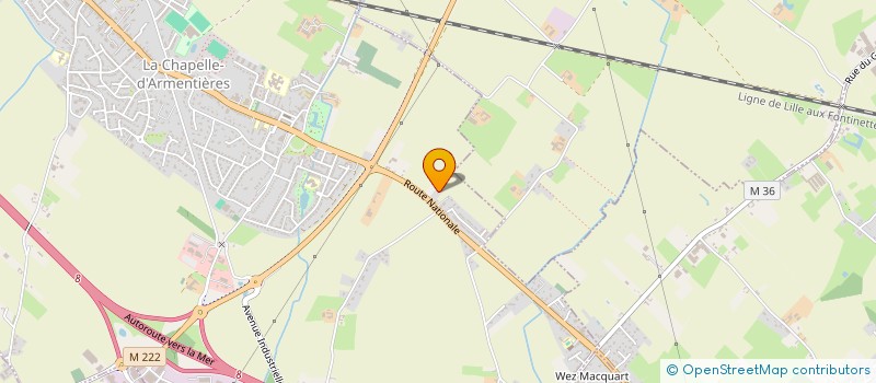 localisation de l'entreprise PHARMAPP'S SOLUTION  LA CHAPELLE-D'ARMENTIERES