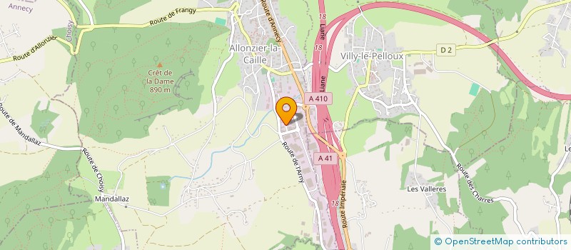 localisation de l'entreprise PHARMAPPRO  ALLONZIER-LA-CAILLE