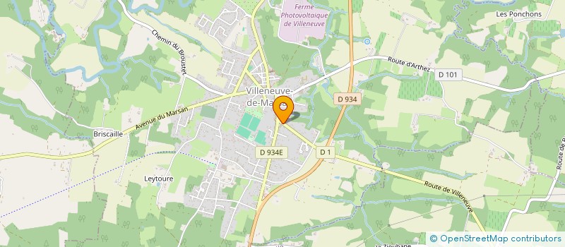 localisation de l'entreprise PHARMARSAN à VILLENEUVE-DE-MARSAN