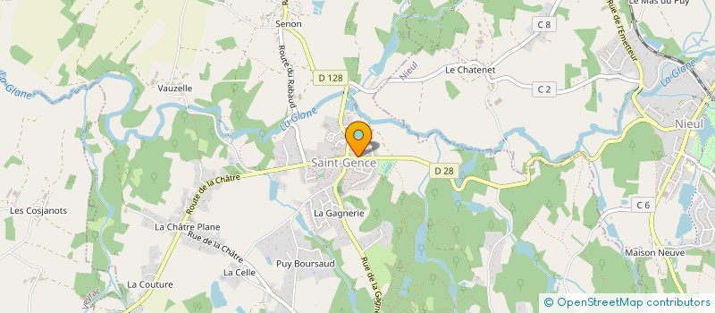 localisation de l'entreprise PHARMASAINTGENCE  SAINT-GENCE