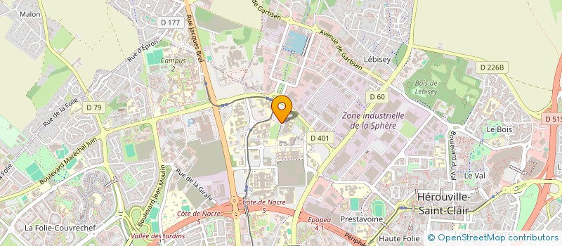 localisation de l'entreprise PHARMASEA CAEN à CAEN