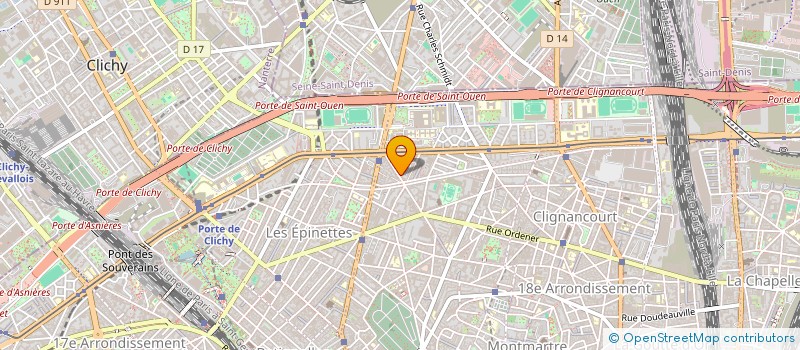 localisation de l'entreprise PHARMASSYST  CLICHY