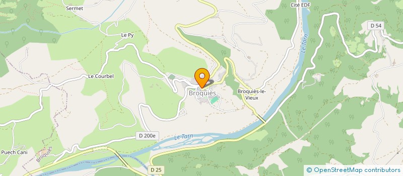 localisation de l'entreprise PHARMASUD INVENTAIRES  BROQUIES