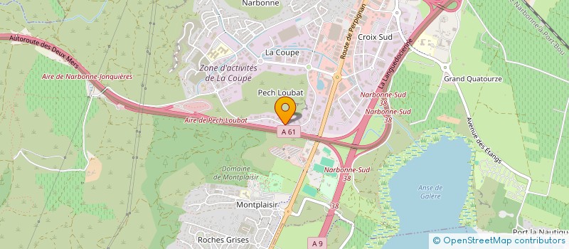 localisation de l'entreprise PHARMASUD MEDICAL  NARBONNE