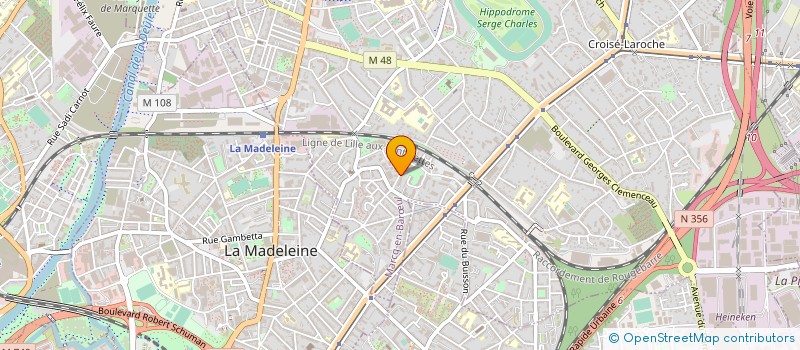 localisation de l'entreprise PHARMATICA à MARCQ-EN-BARŒUL