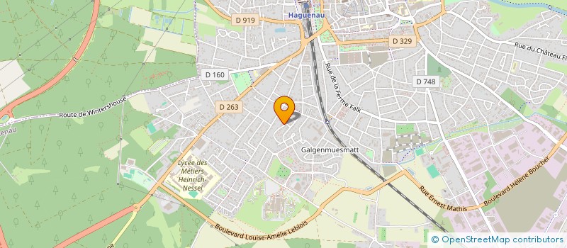 localisation de l'entreprise PHARMAVINZ  HAGUENAU