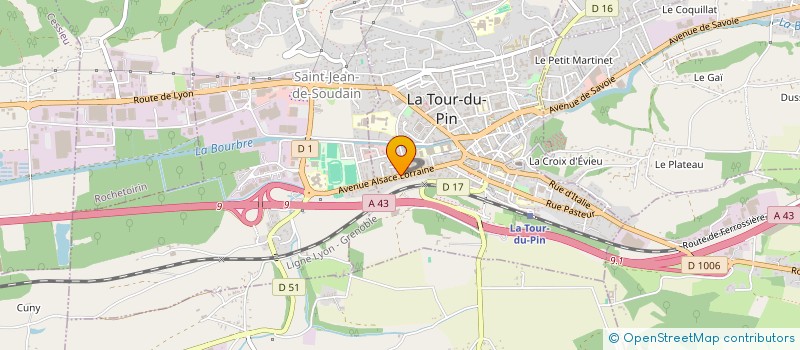 localisation de l'entreprise PHARMAVITAE à SAINT-GENIS-LAVAL