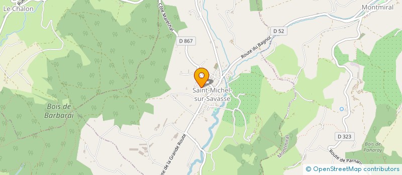 localisation de l'entreprise PHARMAVOG  CHATILLON-SAINT-JEAN