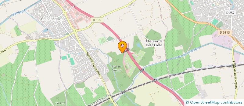 localisation de l'entreprise PHARMCIE DE MIRMAN  CAISSARGUES