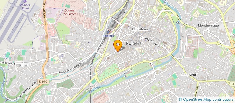 localisation de l'entreprise PHARMEB  POITIERS