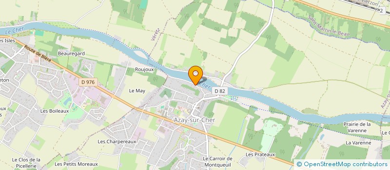 localisation de l'entreprise PHARMEDICOM à AZAY-SUR-CHER