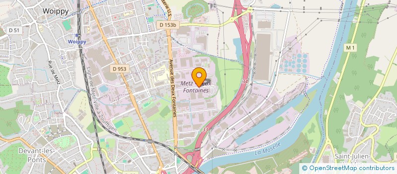 localisation de l'entreprise PHARMEST  METZ