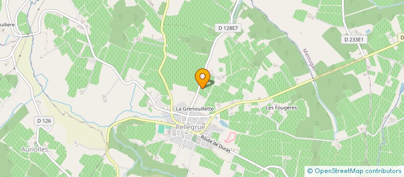 localisation de l'entreprise PHARMHALLE  PELLEGRUE