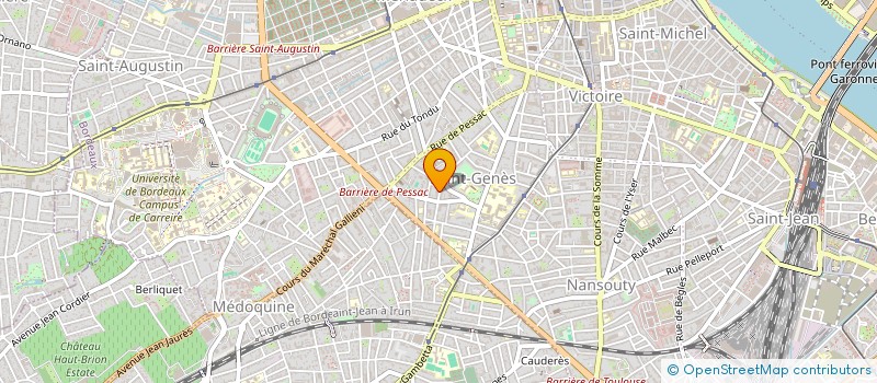 localisation de l'entreprise PHARMILIA à BORDEAUX