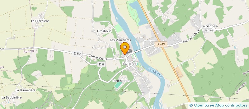 localisation de l'entreprise PHARMIMMO à BONNES