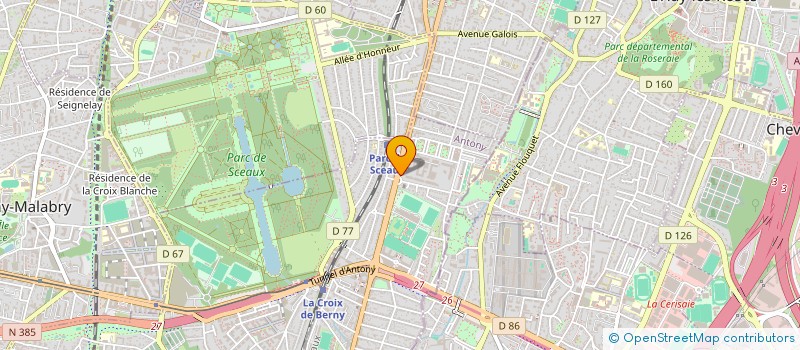 localisation de l'entreprise PHARMINDUSTRIE à ANTONY