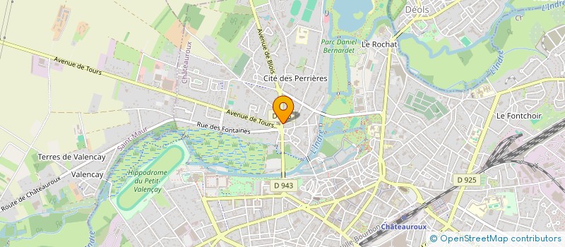 localisation de l'entreprise PHARMINIMAL Q13 à CHATEAUROUX