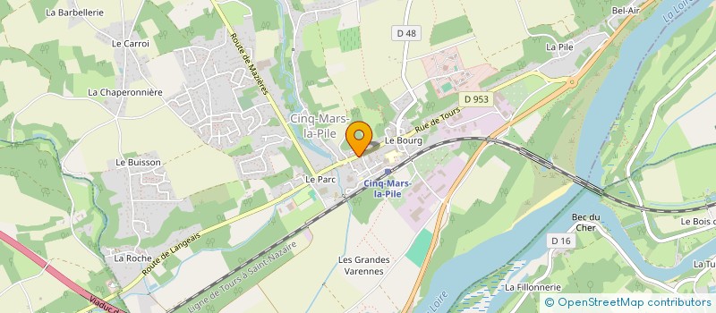 localisation de l'entreprise PHARMINVEST  CINQ-MARS-LA-PILE