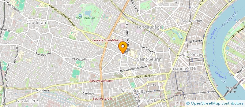 localisation de l'entreprise PHARMINVEST SAINT ANDRE  BORDEAUX