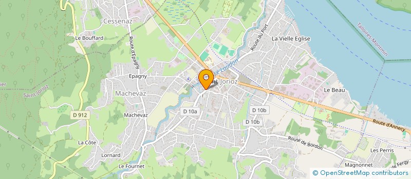 localisation de l'entreprise PHARMLAPS à SAINT-JORIOZ