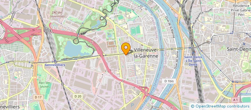 localisation de l'entreprise PHARMONIS  VILLENEUVE-LA-GARENNE