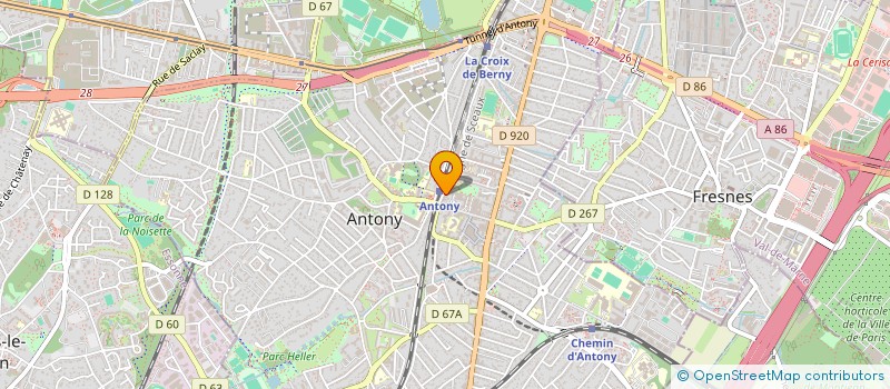 localisation de l'entreprise PHARMV SARL à ANTONY