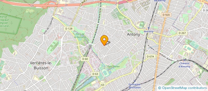 localisation de l'entreprise PHARMY GESTION à ANTONY