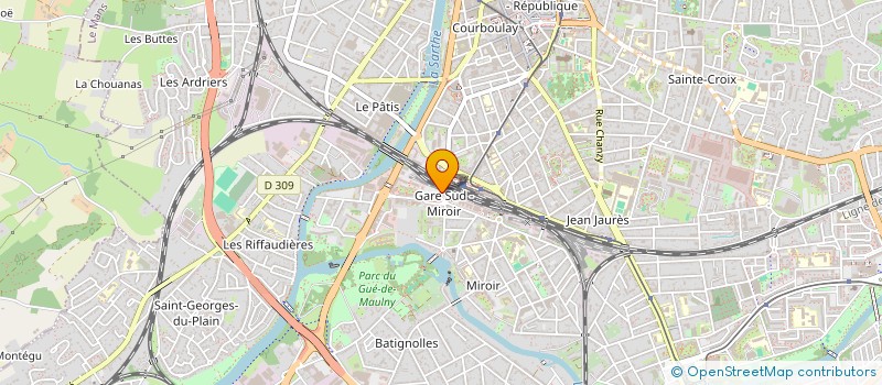 localisation de l'entreprise PHARO  LE MANS