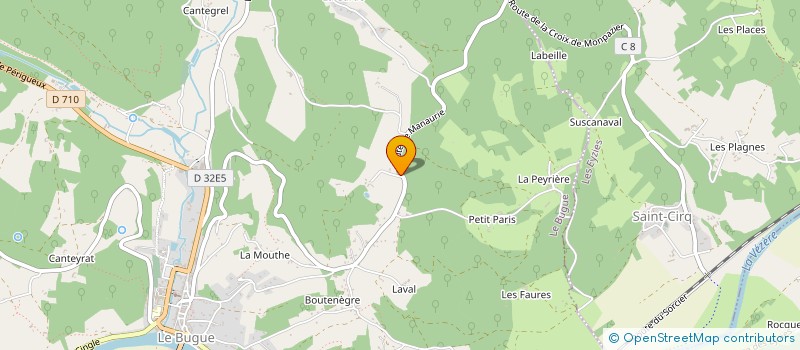 localisation de l'entreprise PHAROS à LE BUGUE