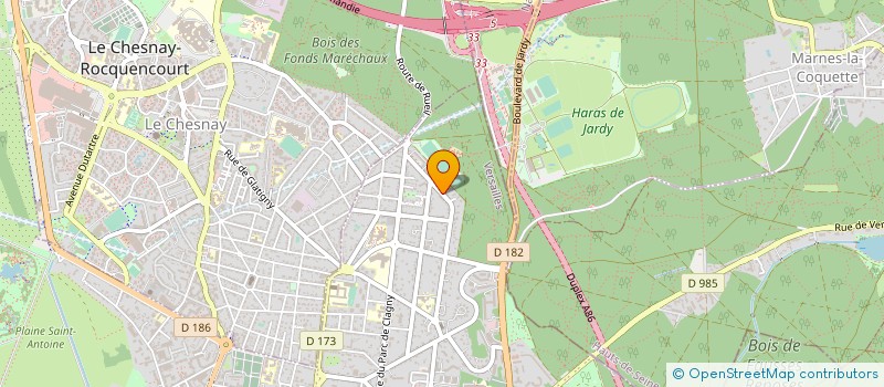 localisation de l'entreprise PHAROS IMMOBILIER à VERSAILLES