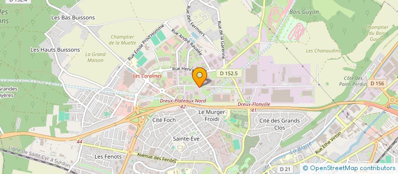 localisation de l'entreprise PHARPRINT à DREUX