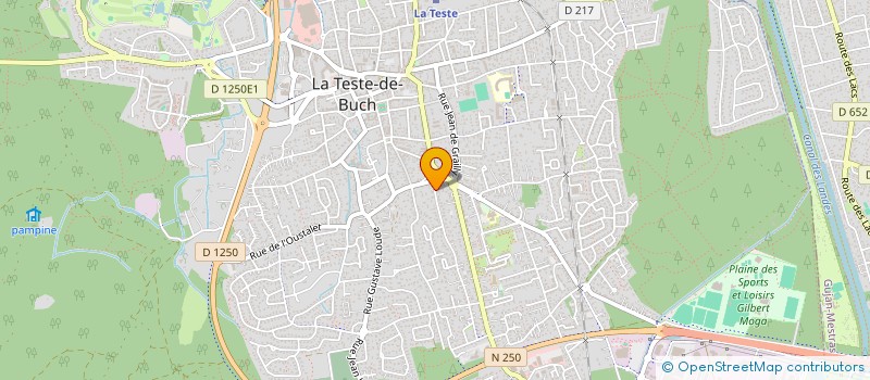localisation de l'entreprise PHART à LA TESTE-DE-BUCH