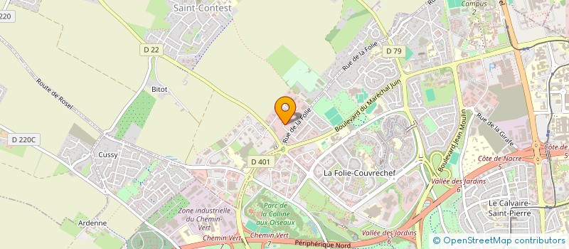 localisation de l'entreprise PHAS à SAINT-CONTEST