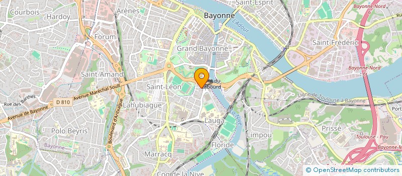 localisation de l'entreprise PHASE 3 à BAYONNE